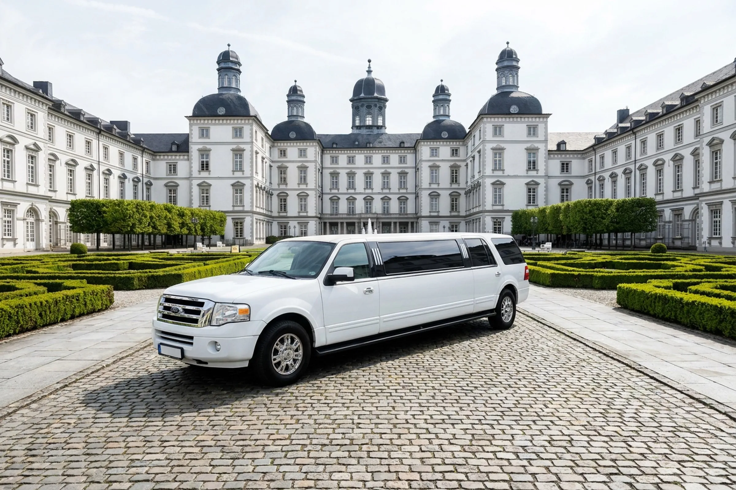 Ford Expedition Stretchlimousine (Hintergrund KI-generiert)